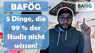 Musst du wissen! #6 – BAföG: 5 Dinge, die 99 % der Studierenden und Auszubildenden nicht wissen.