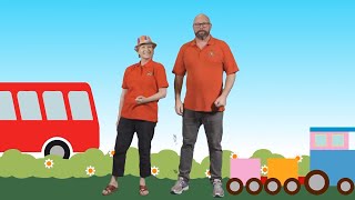 How Will I Get There? | Auslan Transport Song for Children | Kid's Road Safety Song | hey dee ho