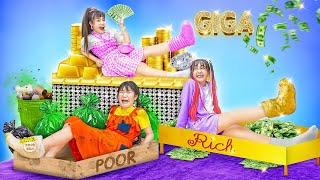 Poor Vs Rich Vs Giga Rich Kids At The Hospital! Who Will Get The Best Care In The Hospital?