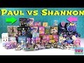 Paul vs Shannon Dice Game Challenge | Disney Funko Shopkins MLP | PSToyReviews