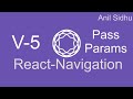 React Navigation 5 tutorial #3 pass data between screens