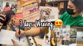 3 Days of Weaving | Ikat | Experimental Weaving | PIFD