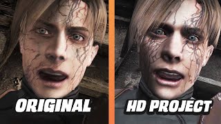 Resident Evil 4 HD Project vs Original Graphics Comparison