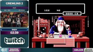 Gremlins 2 by endy in 8:10 - AGDQ 2017 - Part 79