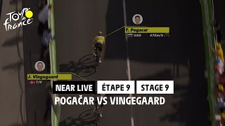 Pogacar vs Vingegaard - 3D Analysis - Stage 9 #TDF2022