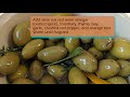 marinated olives