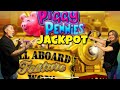 All Aboard Piggy Pennies...Amazing Run Bonus after Bonus...Jackpot Time!