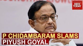 P Chidambaram Slams Piyush Goyal For Taking Jibe At Amazon Founder