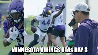 Scenes from Day 3 of Minnesota Vikings OTAs