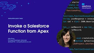 Invoke a Salesforce function from Apex | Developer Quick Takes
