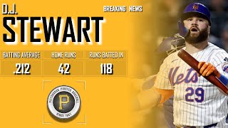 𝐁𝐑𝐄𝐀𝐊𝐈𝐍𝐆 𝐍𝐄𝐖𝐒: Pittsburgh Pirates Sign D.J. Stewart To Minor-League Deal | 2024 MLB Offseason