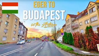 Driving in Hungary 🇭🇺 from Eger to the capital, Budapest, in November 2023.