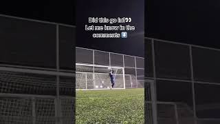 He re focused real quick tbf👏 #goalkeepertraining #var #goalornogoal #goallinetechnology #goalline