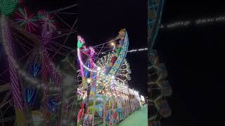 Janmashtami mela rides paschim vihar mela 2023 delhi #mela #fun #ride #amusementpark