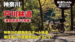 【神奈川】戸川林道〜登山の入口なので交通量は多いが雰囲気はとてもいい林道