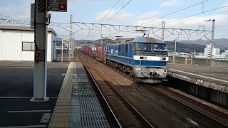 73レEF210-304号機吹田所属児島駅通過