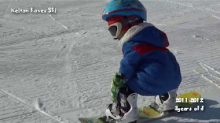 KIDS スノーボード １歳～４歳　雪遊びから連続ターンまで まとめ