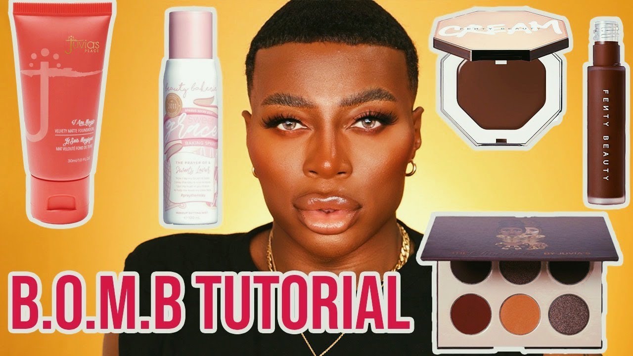 FULL FACE OF BLACK OWNED MAKEUP BRANDS | ThePlasticBoy - YouTube