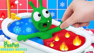 Hot and Cold Bath Song + More Pea Pea Nursery Rhymes & Kids Songs
