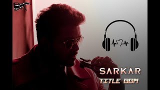 Sarkar official title bgm | Thalapathy vijay | A.R Rahman |