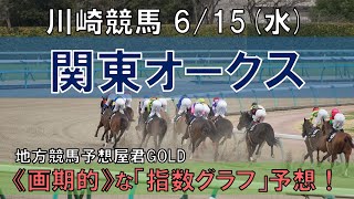 川崎競馬【関東オークス】6/15(水) 11R《地方競馬 指数グラフ・予想・攻略》