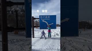 豪雪！野沢温泉！ #shorts #野沢温泉 #豪雪 #雪 #長野 #パウダースノー #japow #nozawaonsen #nagano #japan #snow