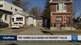 Tiny homes in Toronto being sold at high prices for land value