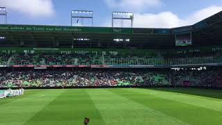 Rondje Noordleasestadion voor FC Groningen - Roda JC