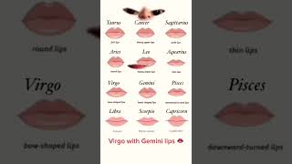 Virgo With Gemini lips👄 | #lips |