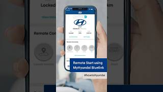 🚗📲 How to start Hyundai using Bluelink  #HyundaiBluelink #kelownahyundai #palisade #remotestart