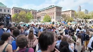 Columbia begins suspending students who refuse to leave encampment
