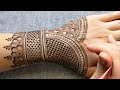 Very beautiful dulhan mehndi design l Back hand mehndi l Mehandi ka design l Mehndi l Easy mehndi