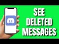 How To See Deleted Messages On Discord (2023)