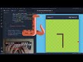 ASMR Programming - Coding a Snake Game - No Talking