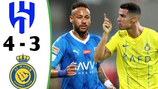 Al Nassr vs Al Hilal 4-3 Highlights - Neymar vs Ronaldo