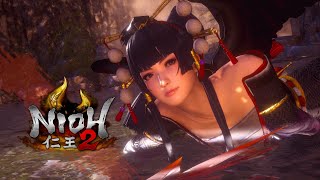 【Nioh2 | 仁王2】仁王的夢路+9 古代女天狗（斧+太刀） | DotN+9 Ancient Nyotengu (Axe+Sword)