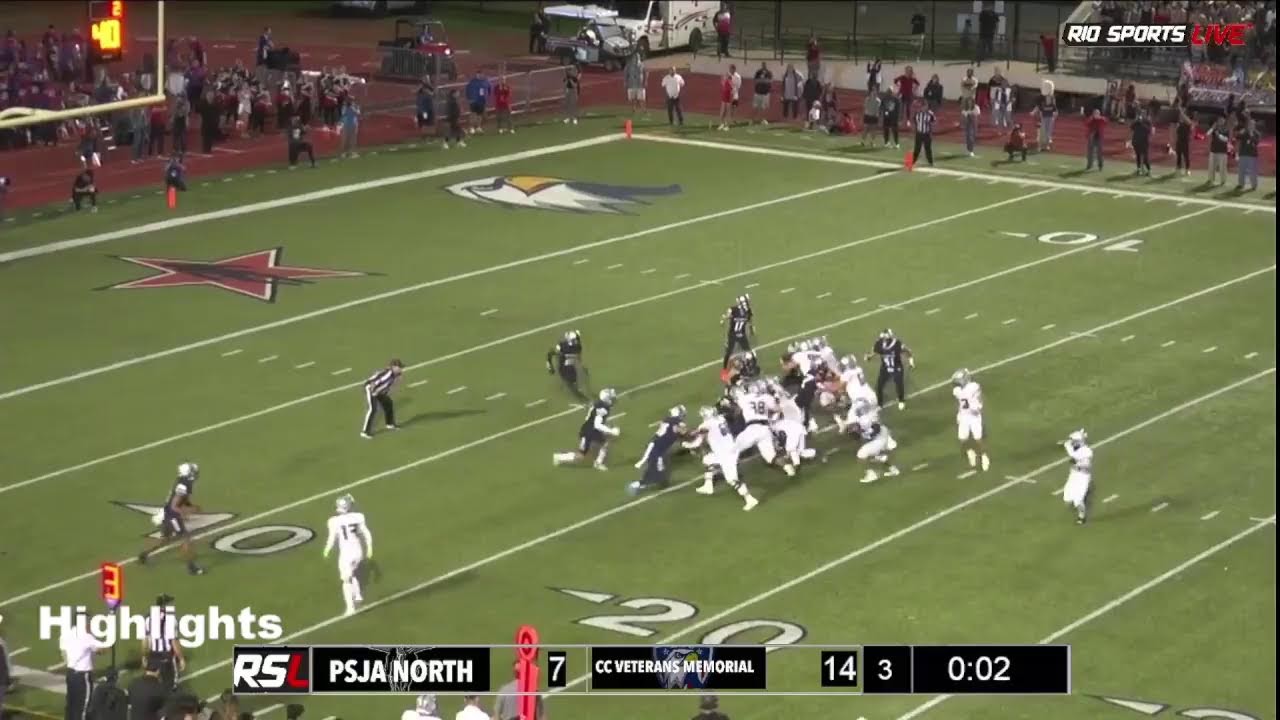 HIGHLIGHTS | Football | 5A Region IV Final | PSJA North Vs CC Veterans ...