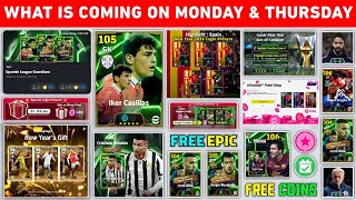 New Version Update, Free Epics | What Is Coming On Monday \u0026 Thursday In eFootball 2025 Mobile