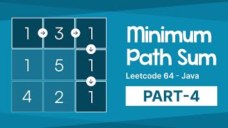 Minimum Path Sum - Leetcode 64 - Part 4 - Java