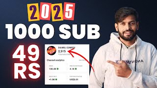 49 RS Me 1000 Subscribers? 4000 Watchtime \u0026 1000 Subscribers Complete नहीं हो रहा 😭 Don’t Worry 🤑