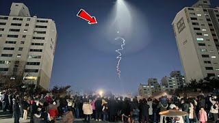 1 KOTA GEGER.! Cahaya Aneh Mendadak Muncul Di Langit, Benarkah Pesawat UFO?