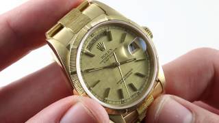 Rolex Day-Date Yellow Gold \