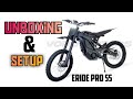 Is This An E-bike Or a Motorcycle? Unboxing One of The FASTEST Ever Made - The E Ride Pro SS 2.0