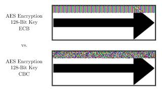 AES Encryption (ECB vs. CBC) Visualization