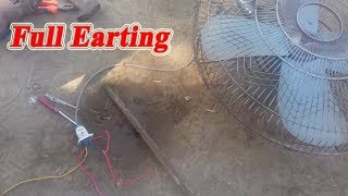 how to control a padestal fan control with earth and phase supply 220 v ac