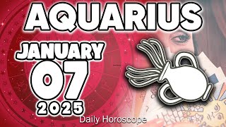 𝐀𝐪𝐮𝐚𝐫𝐢𝐮𝐬 ♒ URGENT❗️ DON’T SAY ANYTHING TO ANYONE PLEASE😔🙏 Horoscope for today JANUARY 7 2025 🔮 #new