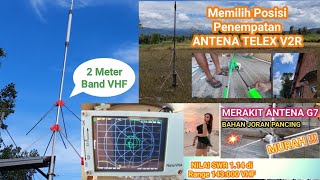 EXPERIMENT MERAKIT ANTENA TELEX V2R + SATU PHASE DENGAN PECUT JORAN PANCING FIBER