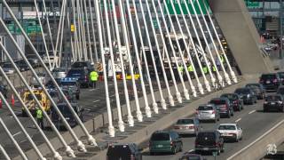 Zakim bridge crash due to flat tire