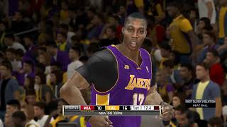 NBA 2K12 online in 2024 pc via parsec joedirt4640 vs heeldaffy 12 13 heat vs 12 13 lakers