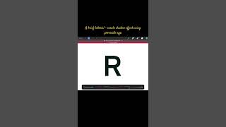 Procreate tip - how to create a shadow effect to letter, object #creativetutorial #tutorial #shadow